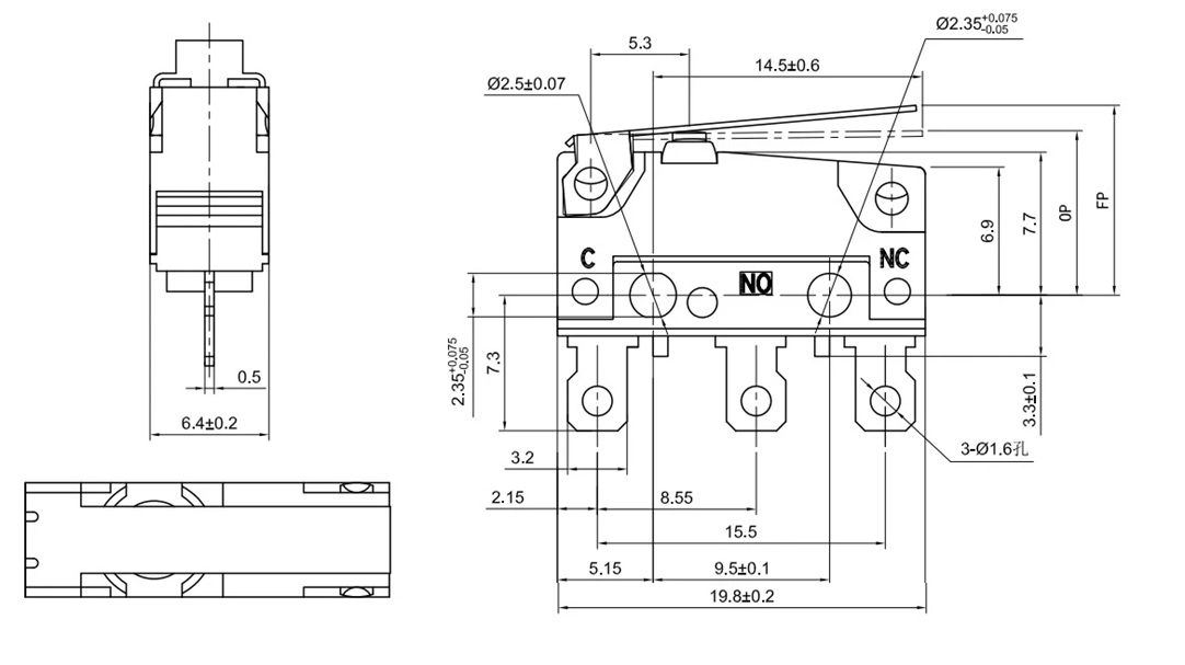 waterproof micro switch waterproof micro switch